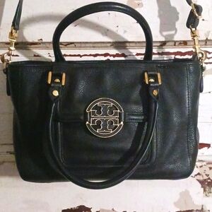 Leather Tory Burch handbag